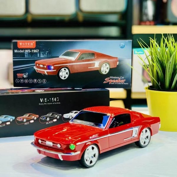 Piros Mustang GT Vezeték nélküli hanszóró WS-1967 - Image 2