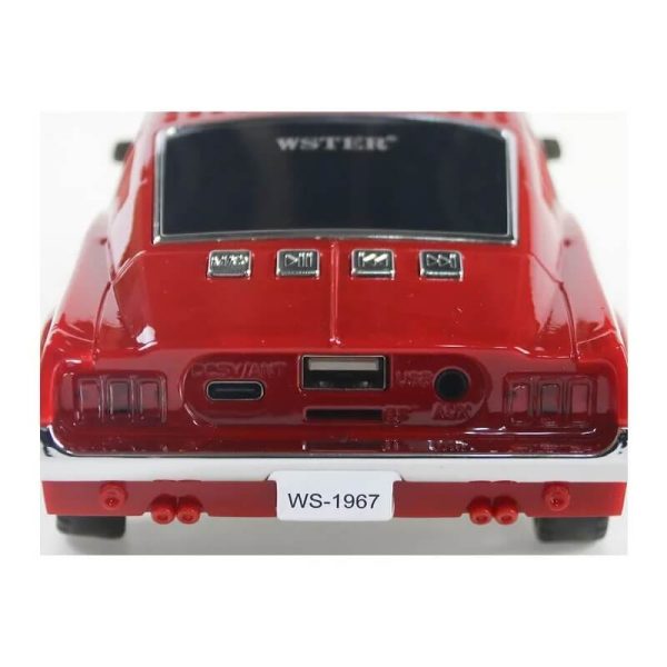 Piros Mustang GT Vezeték nélküli hanszóró WS-1967 - Image 4