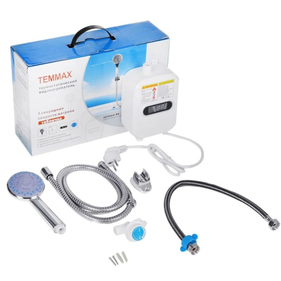 Zuhanyzós vízmelegítő RX-021, Atfolyós vízmelegítő LCD kijelzővel, IPX4 - Image 2