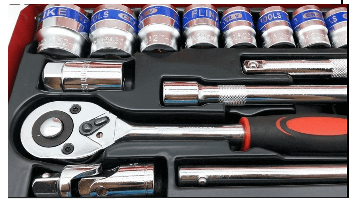 Racsnis Dugókulcskészlet 25 db -os - Image 3