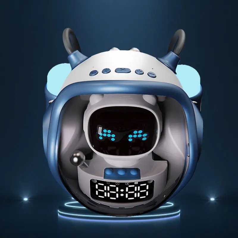 Spacecraft M60 Vezeték nélküli akkumulátoros hangszóró, ébresztőóra, RGB lámpa (BBD) - Image 4