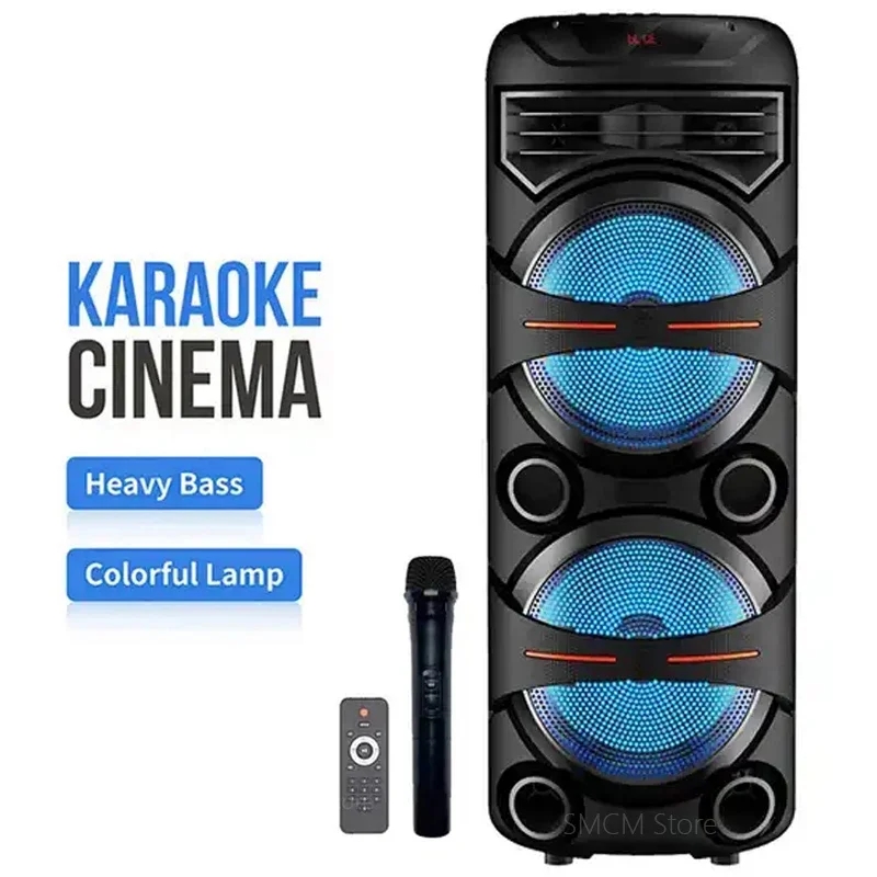 TTD-1212 Vezeték nélküli hangszóró, 40W, 20Hz-18KHz, TF/FM/BT/TWS/HIFI/AUX/USB/MP3/MP4 - Image 3