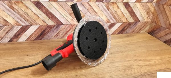 Haina 1800W-os kézi falcsiszoló zsiráf, ledes excentercsiszoló kiegészítő - Image 2
