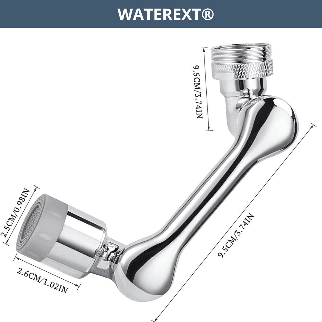 Hosszabbítófej vízcsapra 1800 fokban forgatgató - Image 9