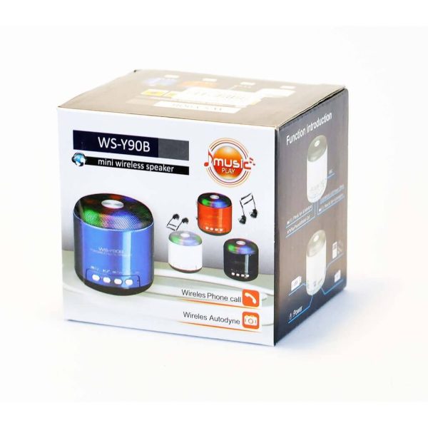 WS-Y90 Mini bluetooth hangszóró RGB fénnyel - Image 3
