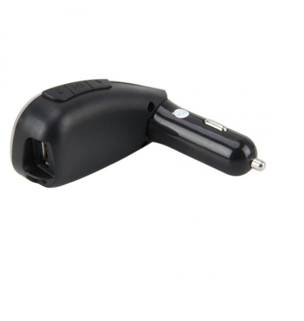Wirelles car kit m5 bluetoothos sd kártyás képernyős szivargyujtós töltő - Image 2