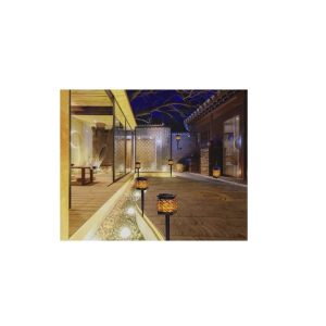 Napelemes láng lámpás felakasztható, leszúrható, falra szerelhető XF-6001