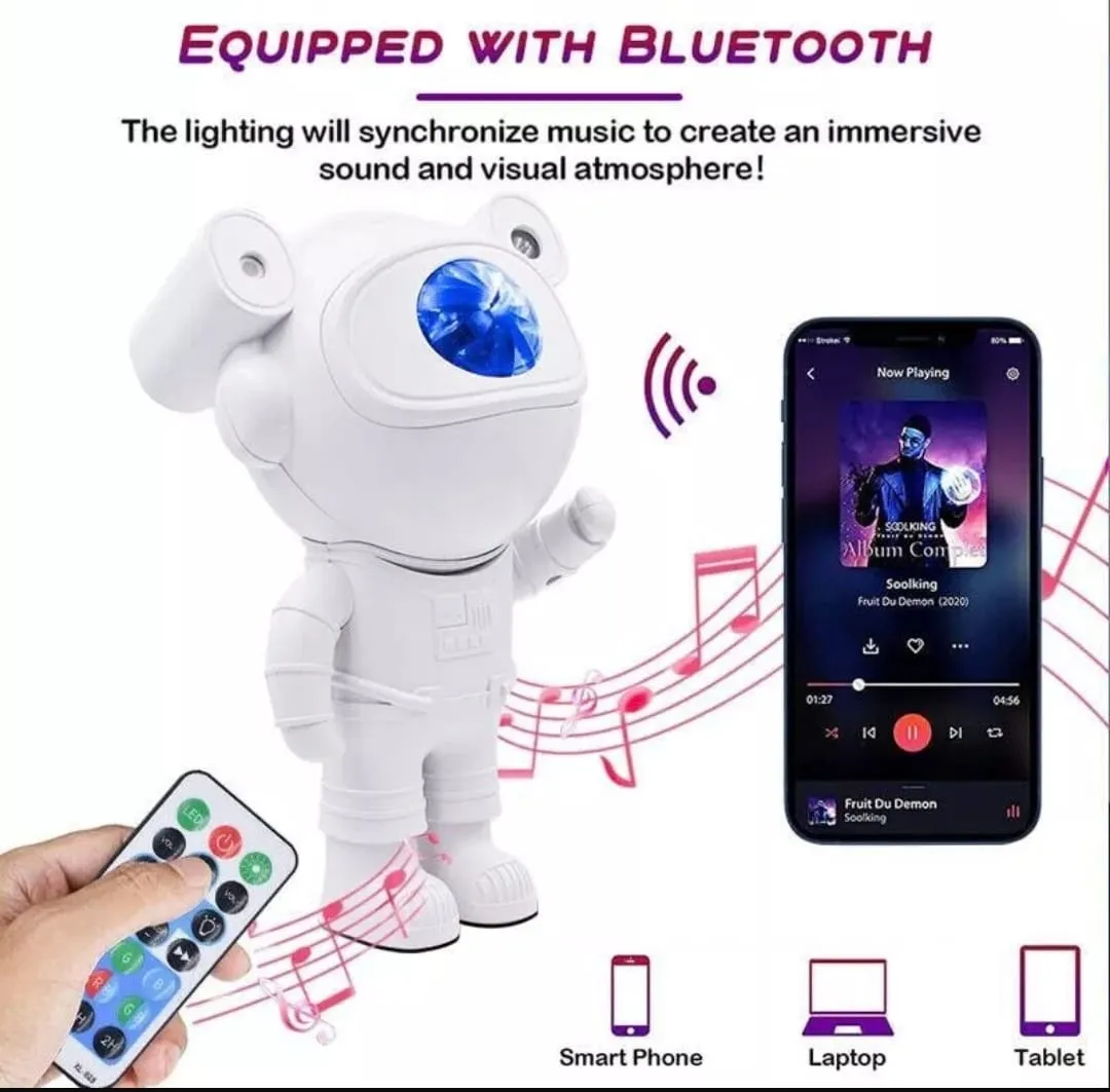 Asztronauta XL-731 Galaxis égbolt projektor távirányítóval +matrica - Image 4