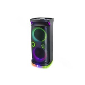Yr-8803 Bluetooth hangszóró, 50W RMS, AUX/USB/TF/FM/BT/kijelző/felvétel/MIC bemenet/TWS/RGB fény