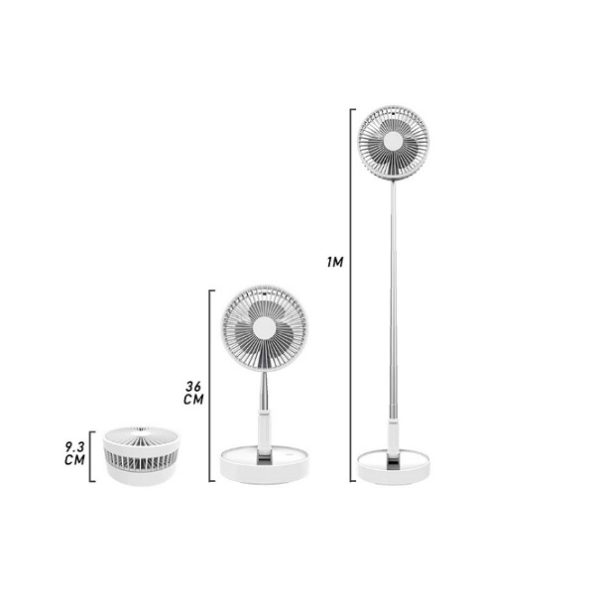 Ventilátor vezeték nélküli, teleszkópos rúddal ZK - Image 3