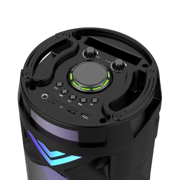 ZQS-6201 Hordozható hangszóró, Bluetooth hangfal mikrofonnal és távirányítóval, 30W - Image 2