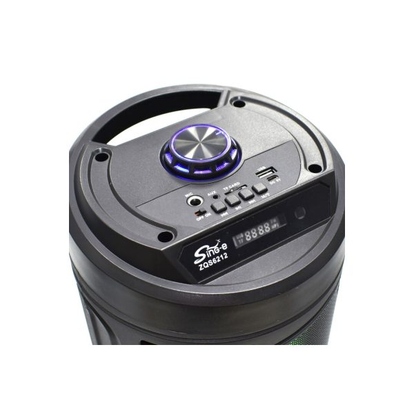 ZQS6212 Hordozható hangszóró mikrofonnal és távirányítóval, 2x10 W, 2x6.5" - Image 2