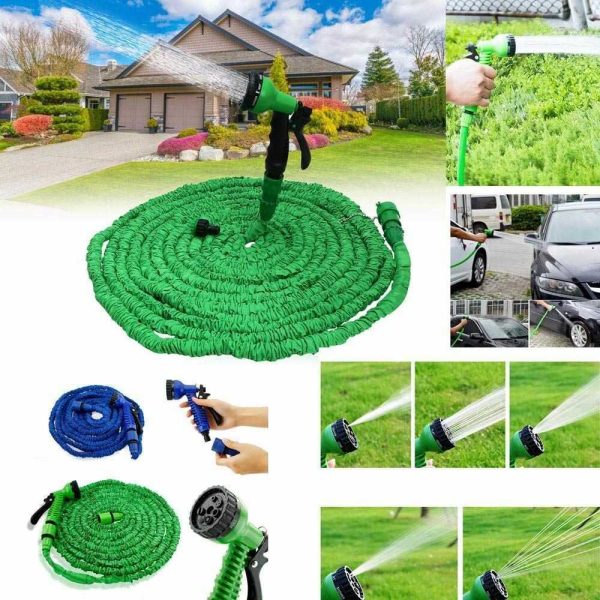 Magic Hose Flexibilis Locsolótömlő, csavarodásmentes, kihúzhatró 7 funkciós locsolófejjel - Image 2