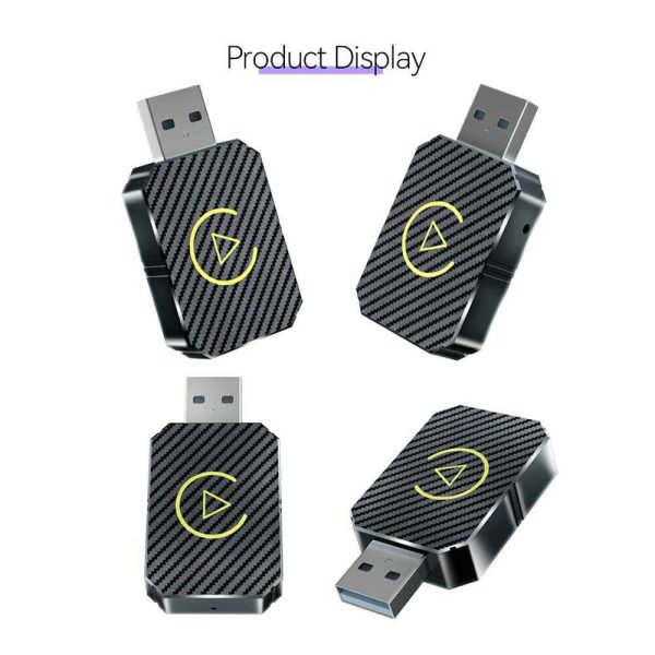 Vezeték Nélküli Autós Kapcsolat CarPlay & AndroidAuto alapú fejegységekhez, Bluetooth USB Adapter - Image 7