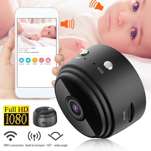 A9 WiFi-s éjjelátó mini kamera - Image 5