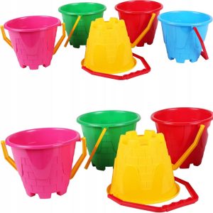 Homokozó vödrök többféle színben