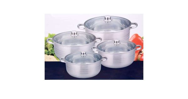 Berghome Line BL-1463 indukciós 8 részes edénykészlet hőálló fedővel (3.4L, 4.5L, 6.0L, 7.5L), - Image 2