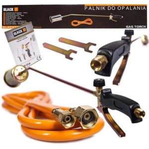 Black kézi gázperzselő/gázégő+ 1,5 tömlő ,28kw ,max 1400 celsius fok 39004