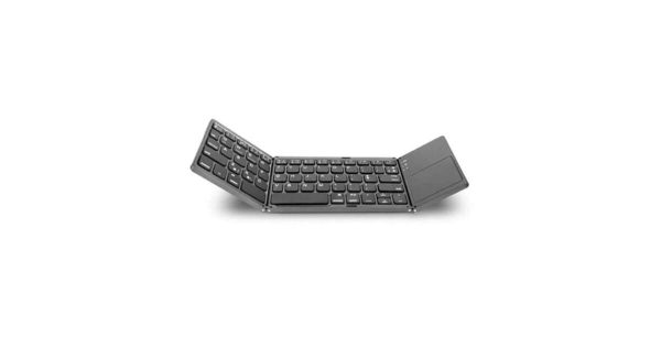  Hordozható, összecsukható Bluetooth billentyűzet touchpaddal - Image 8