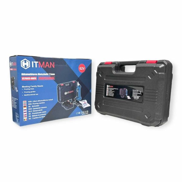 Hitman BSCS-6805i Metszőolló 2db 68V 8Ah akkumulátorral + pót pengével - Image 2