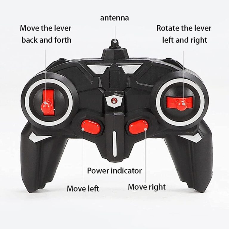 Akkumulátoros távirányítós és gesztusérzékelős játék kaszkadőr autó , piros - Image 2