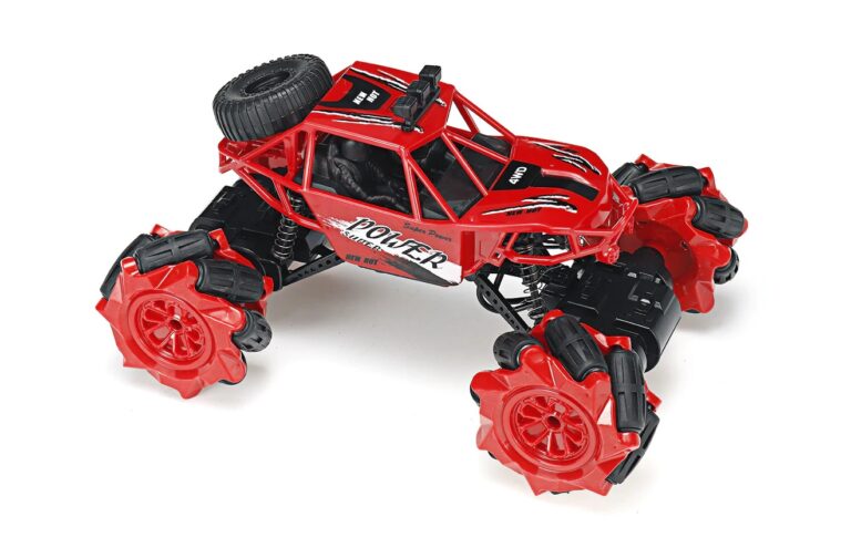 Akkumulátoros távirányítós és gesztusérzékelős játék kaszkadőr autó , piros - Image 5