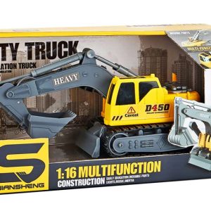 Caterpillar Excavator kanál 1:16 Sárga