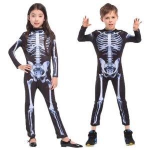 Csontváz jelmez gyerekeknek (overál)