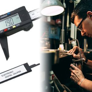 Digitális tolómérő, 0mm-150mm, szénszálas