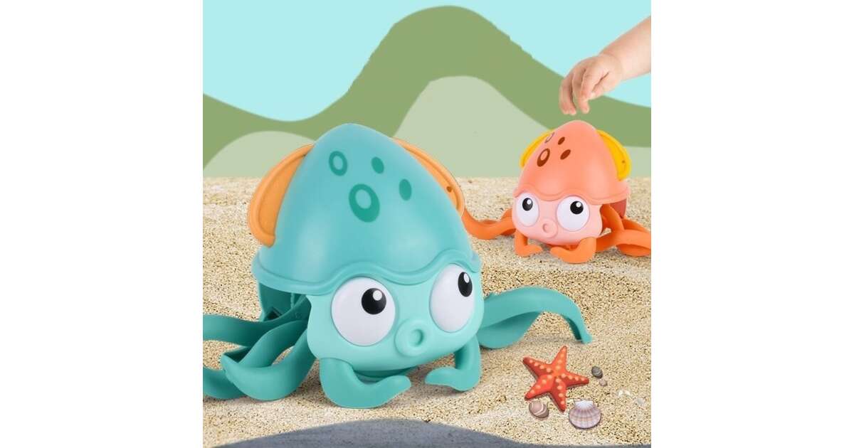 Mászó polip játék,babajáték ,zenélő és led lámpákkal - Image 2