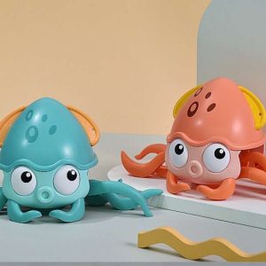 Mászó polip játék,babajáték ,zenélő és led lámpákkal