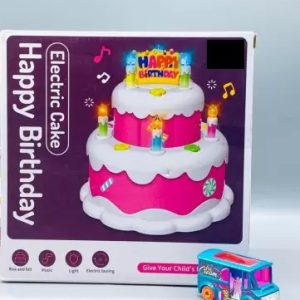 Elektromos zenélő születésnapi torta