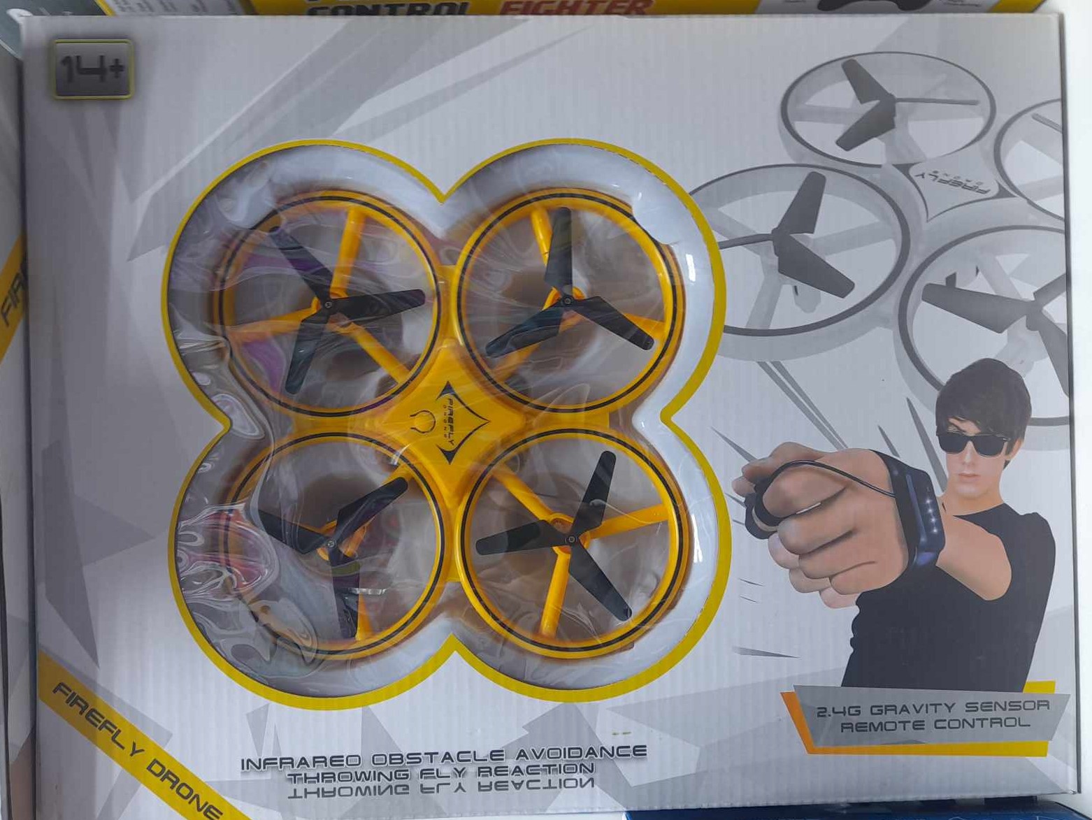 Intelligens négykopteres drón, teljes vezérlés egyszerű kézmozdulatokkal, ütközésállóság - Image 2