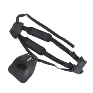 Procraft Kétoldalas Vállpánt Fűkaszához – Fekete, Párnázott, Műanyag Fűkaszatartóval