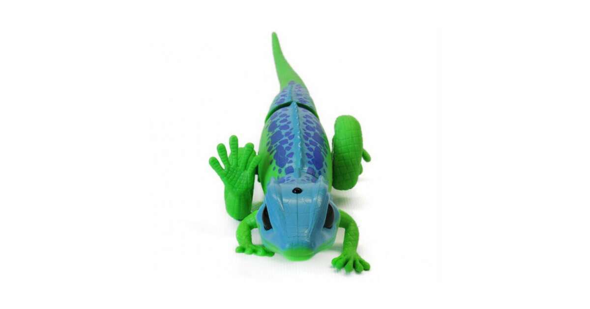 Élethű távirányítós Gyík ,led fényekkel , 35 cm - Image 7