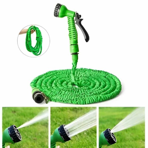 Magic Hose Flexibilis Locsolótömlő, csavarodásmentes, kihúzhatró 7 funkciós locsolófejjel - Image 7