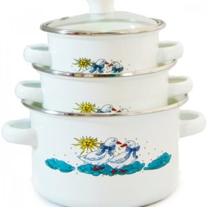 Tidal TD-9761 Zománcos edények 3 db