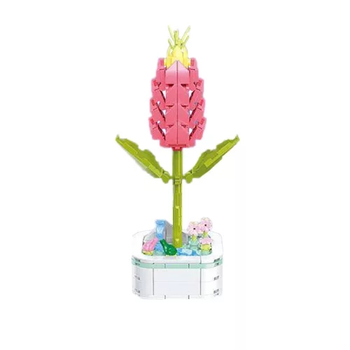 Összeépíthető műanyag 3D virág , többféle változatban - Image 4