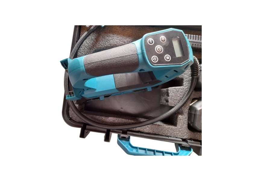 MAT-Rixx 2 akkus levegő kompresszor Gumiabroncs, Kerékpár pumpa 88 V kofferban lcd kijelzővel - Image 2