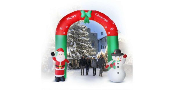 Felfújható karácsonyi kapu , led fénnyel , IP44 , 240 cm - Image 3