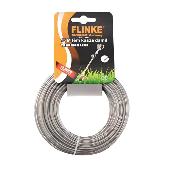 Flinke Univerzális Fűkasza Damil Belső Fémszállal – Ø3.0 mm, 15 m