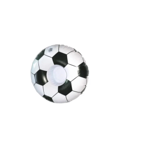 Felfújható focilabda formájú ital / pohár tartó