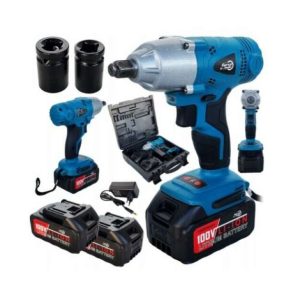 Fors tools 2 akkumulátoros ütvecsavarozó dugókulcsal kofferban 550nm RK-4058 100V