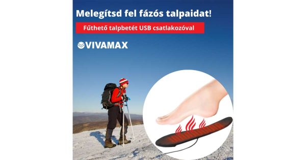 Fűthető talpbetét USB csatlakozóval a fázós lábaknak - Image 2