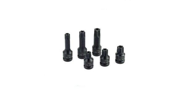 Haina HA-2002 Gépi Torx Készlet 6db-os gyors csatlakozós kofferben 43mm-78mm - Image 2