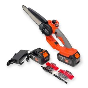 Haina HM-6819 8" Elektromos láncfűrész 2 DB 62V akkumulátorral, 3 DB lánccal