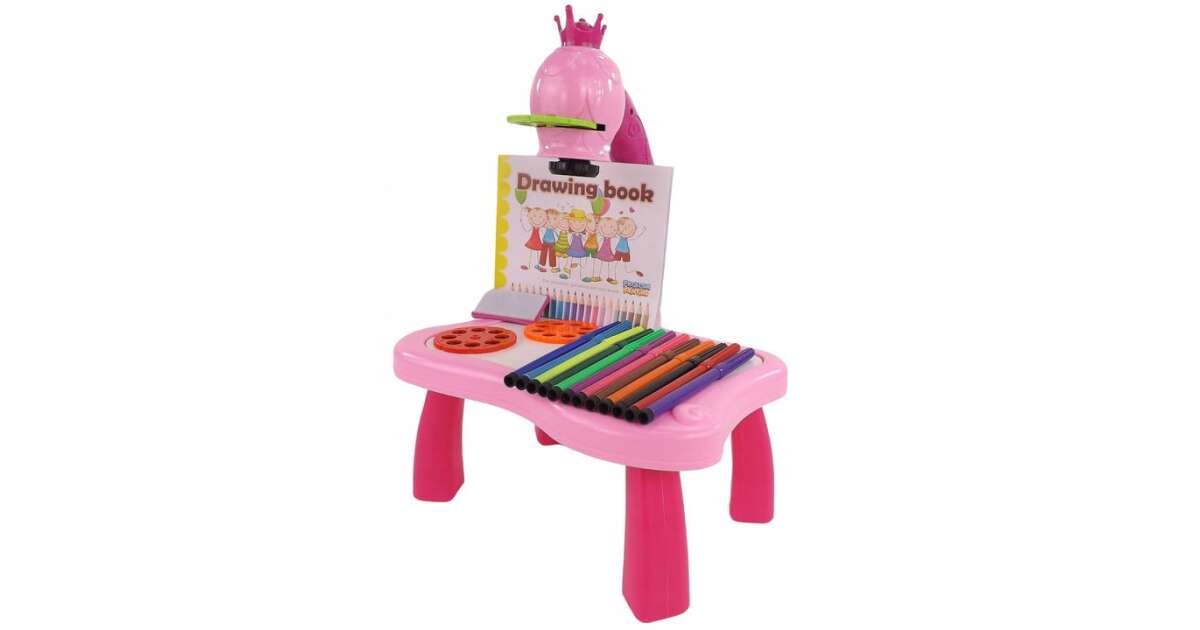 Hercegnős ,projektoros rajzasztal ,színesekkel és sablonokkal ,hangeffektel - Image 5