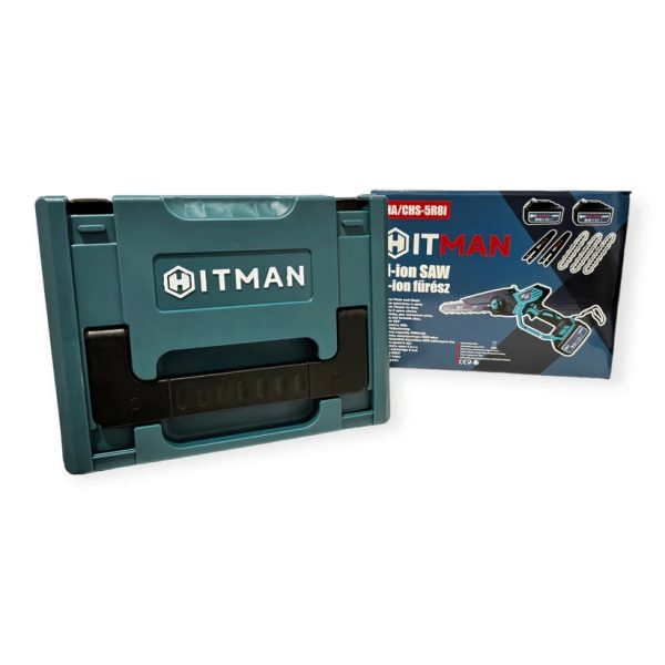 Hitman 62V Mini Láncfűrész Prémium Készlet 62V HA/CHS-5R8i 2 Akku, 3 Lánc, 2 Láncvezető - Image 6