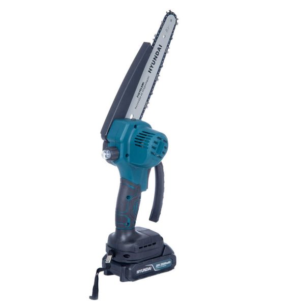 Hyundai HYD-7200-20V Egykezes láncfűrész 2 db akku (20V/2000 mAh)+töltő ,Vágás hossz (mm): 200 - Image 3