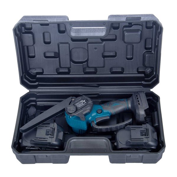 Hyundai HYD-7200-20V Egykezes láncfűrész 2 db akku (20V/2000 mAh)+töltő ,Vágás hossz (mm): 200 - Image 2